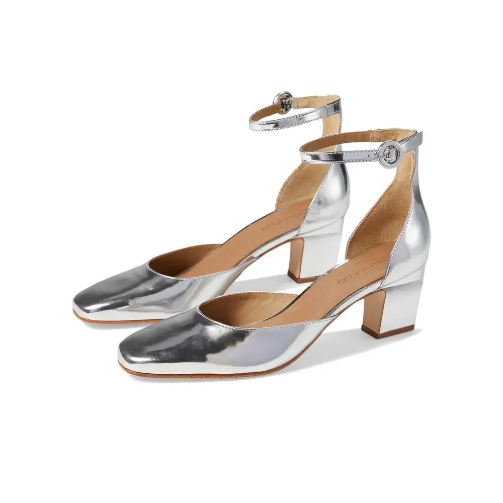 BERNARDO WOMENS REMY, SILVER, 10 MEDIUM